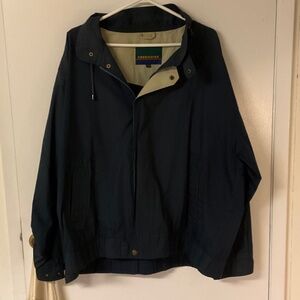 Grenadier Lightweight Jacket Mens L/XL Blue Windbreaker Rain Jacket Casual Coat